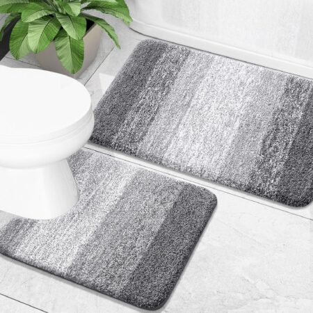 Bathroom rug set (2 pieces)